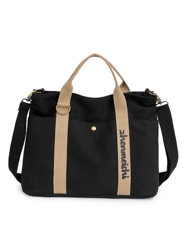 Women Canvas Shoulder Tote Crossbody Pack Messenger Bags
