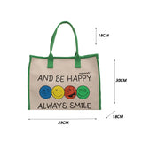 Canvas Tote Shoulder Bag Casual Women Handbag Shopper Bag