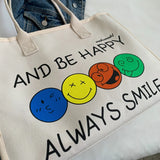 Canvas Tote Shoulder Bag Casual Women Handbag Shopper Bag