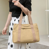 Women Canvas Shoulder Bags Large Capacity Totes for Gi