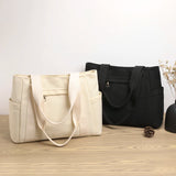 Women Canvas Shoulder Bags Large Capacity Totes for Gi