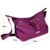 Women Shoulder Bag Multifunction Messenger Bag High Capacity Nylon Hobo