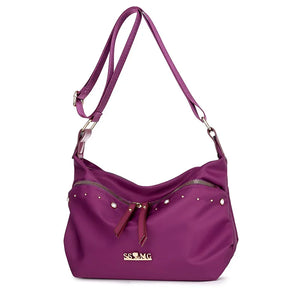 Women Shoulder Bag Multifunction Messenger Bag High Capacity Nylon Hobo