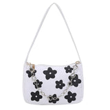 Women Small Shoulder Purse Underarm Bags Clutch Summer Flower Handbags