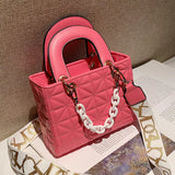 Chain Handbags Shoulder Bag Crossbody PU Flap Female Messenger