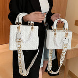 Chain Handbags Shoulder Bag Crossbody PU Flap Female Messenger