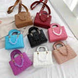 Chain Handbags Shoulder Bag Crossbody PU Flap Female Messenger