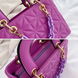 Chain Handbags Shoulder Bag Crossbody PU Flap Female Messenger