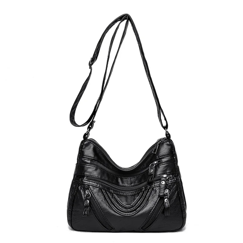 Classic Middle-aged Pack Daily Shoulder Messenger Crossbody Hobos
