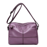 Women Crossbody Bag Soft Leather Small Shoulder Handbag Messenger Phone Purse