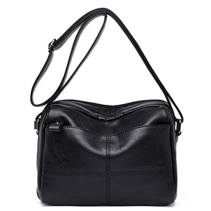 Women Crossbody Bag Soft Leather Small Shoulder Handbag Messenger Phone Purse