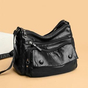 Women PU Leather Shoulder Bag Lady Hobos Sac