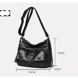 Women PU Leather Shoulder Bag Lady Hobos Sac