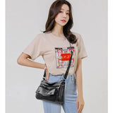 Women PU Leather Shoulder Bag Lady Hobos Sac