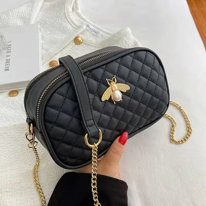Women Bags Handbags PU Small Square Mobile Phone Messenger Crossbody Shoulder Ba