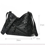 Women Crossbody Pack PU Leather Messenger Bag
