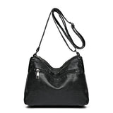 Women Crossbody Pack PU Leather Messenger Bag