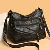 Women Crossbody Pack PU Leather Messenger Bag
