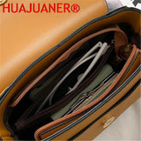 Vintage Leather Shoulder Bag Crossbody Messenger Handbag