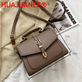 Vintage Leather Shoulder Bag Crossbody Messenger Handbag