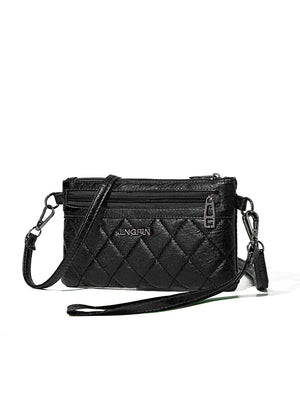 Vintage Envelope Shoulder Bag PU Leather Clutch Crossbody Handbag