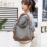 Canvas Shoulder Crossbody Bag for Women Lady Messenger Purse Handbag