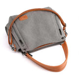 Canvas Shoulder Crossbody Bag for Women Lady Messenger Purse Handbag