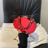 Women Silver Shoulder Bag Chain Messenger Handbag Purse Ladies Dinner Bag