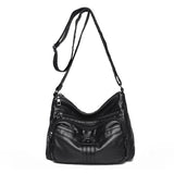 Vintage Shoulder Bags Soft PU Leather Hobos Lady Crossbody Handbag
