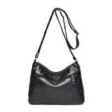 Vintage Shoulder Bags Soft PU Leather Hobos Crossbody Handbag