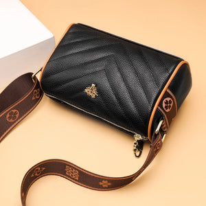 Leather Shoulder Bags for Woman Messenger Pack