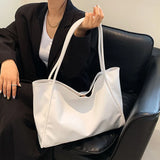 Women Bags High Lady's Tote Bag Soft Leather Singel Shoulder Bag Large Capacity