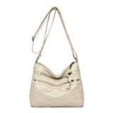 Hobo Bag PU Leather Women Handbags Female Leisure Shoulder Bags Vintage