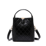 Leather Ladies Travel Purses Handbags Tote Bucket Bag Shoulder Bag Messenger Bag