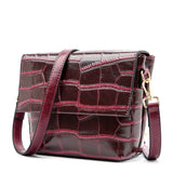 Leather Crossbody Shoulder Bag for Women Casual Mini Messenger Bags with Phone P