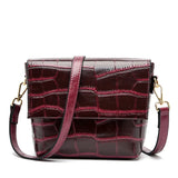 Leather Crossbody Shoulder Bag for Women Casual Mini Messenger Bags with Phone P