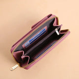 Women Leather Shoulder Bag Messenger Purse Large Capacity Wallet Handbag