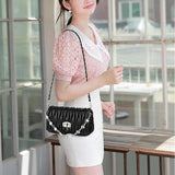 Rhinestone Chain Shoulder Messenger Bag