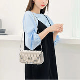 Rhinestone Chain Shoulder Messenger Bag