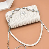 Rhinestone Chain Shoulder Messenger Bag