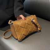 Women Woven Shoulder Bag Western Style Messenger Bags