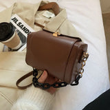 Vintage Women Messenger Bag Red Leather Clutch