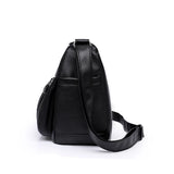 Middle-aged Women's Messenger Bag Large-capacity Soft PU Casual Bag