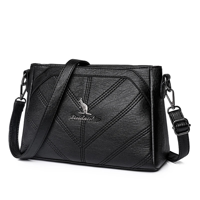 Multifunction Crossbody Bag Vintage Shoulder Bags Ladies Handbag