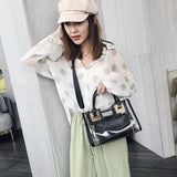 Transparent Mother And Son Bag Two Piece Set Jelly Bags Handbag