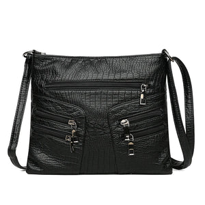 Vintage Crossbody Bags Soft Pu Leather Shoulder Bag