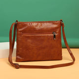 Vintage Crossbody Bags Soft Pu Leather Shoulder Bag