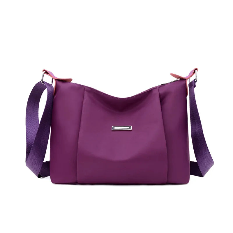 Women Oxford Cloth Shoulder Bag Lightweight Crossbody Commuter Bag