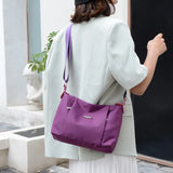 Women Oxford Cloth Shoulder Bag Lightweight Crossbody Commuter Bag