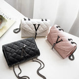 Women Bags Tassel Chain Square Shoulder Messenger Crossbody Bag Famous Mobile Ph